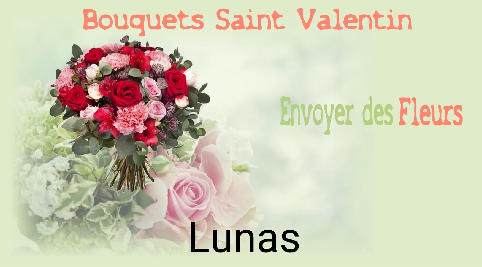 Roses de Saint-Valentin livrées à Lunas